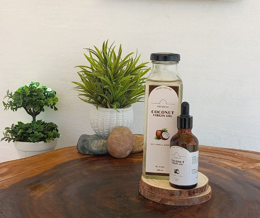 How we make Coconut Virgin Oil at Ginger Naturals : A Step by Step Guide